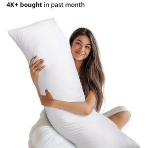 Utopia Premium White Body Pillow